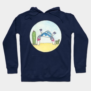 Cactus Rock Creature :: Imaginary Creatures Hoodie